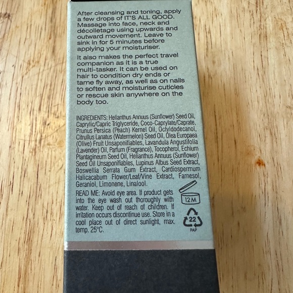 TEMPLESPA IT'S ALL GOOD NUTRITIOUS BOOST
FACIAL OIL 30 ml 1 fl.oz. - Picture 3 of 4